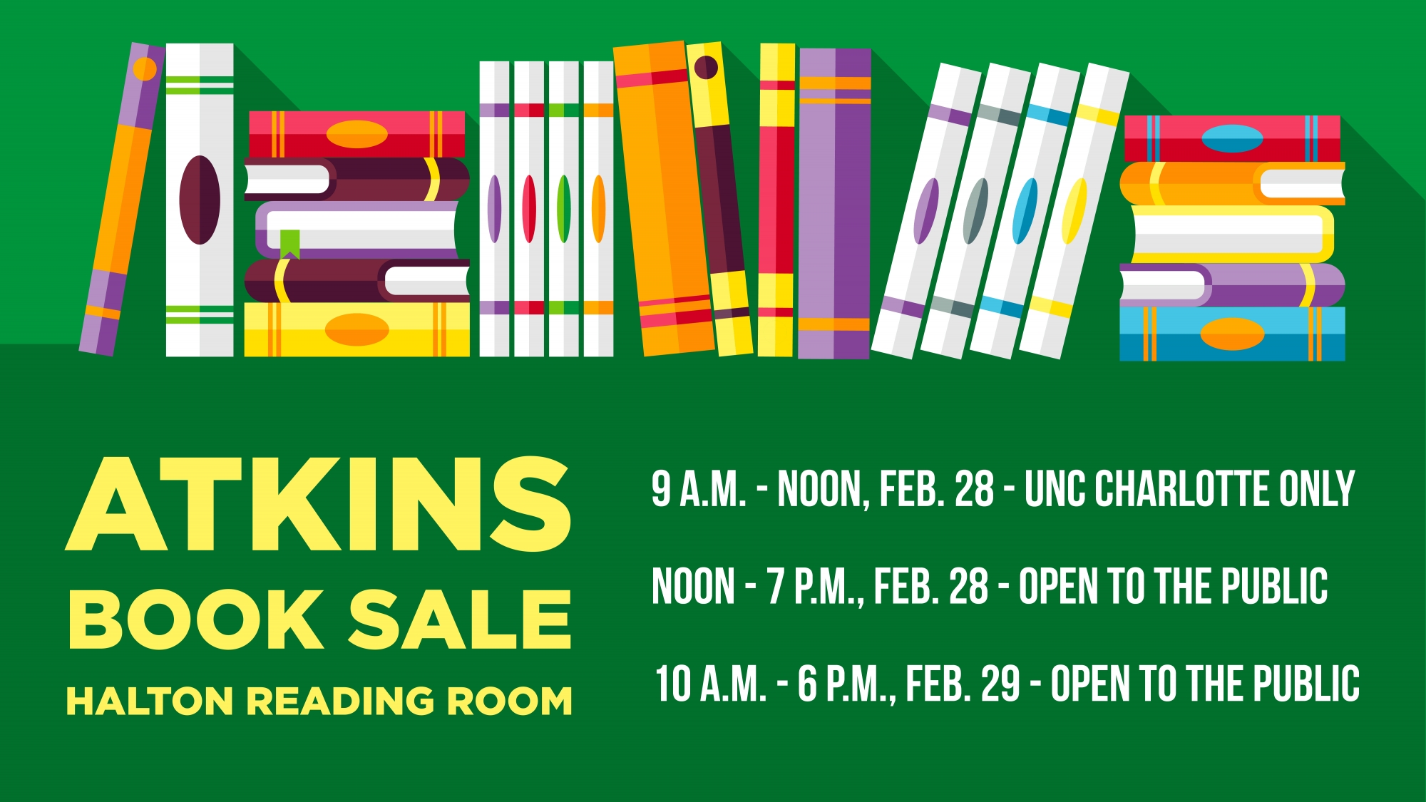 Atkins Library book sale