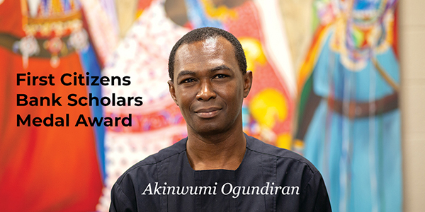 Dr. Akinwumi Ogundiran receives First Citizens Bank Medal