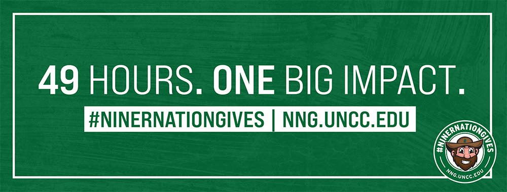 49 hours. One big impact. #NinerNationGives nng.uncc.edu