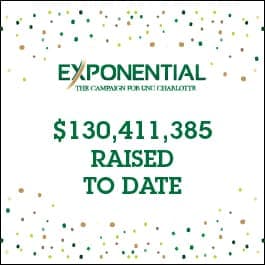 Exponential: The Campaign for UNC Charlotte - $130,411,385 Raised To Date