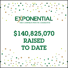 Exponential: The Campaign for UNC Charlotte - $140,825,070 Raised To Date