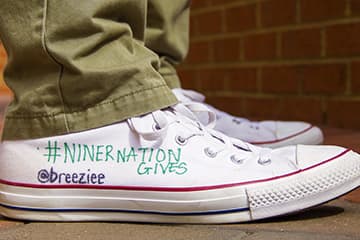 #NinerNationGives - Shoe