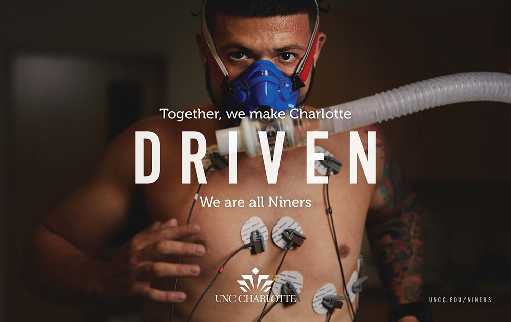 Together, we make Charlotte DRIVEN. We are all Niners. uncc.edu/niners