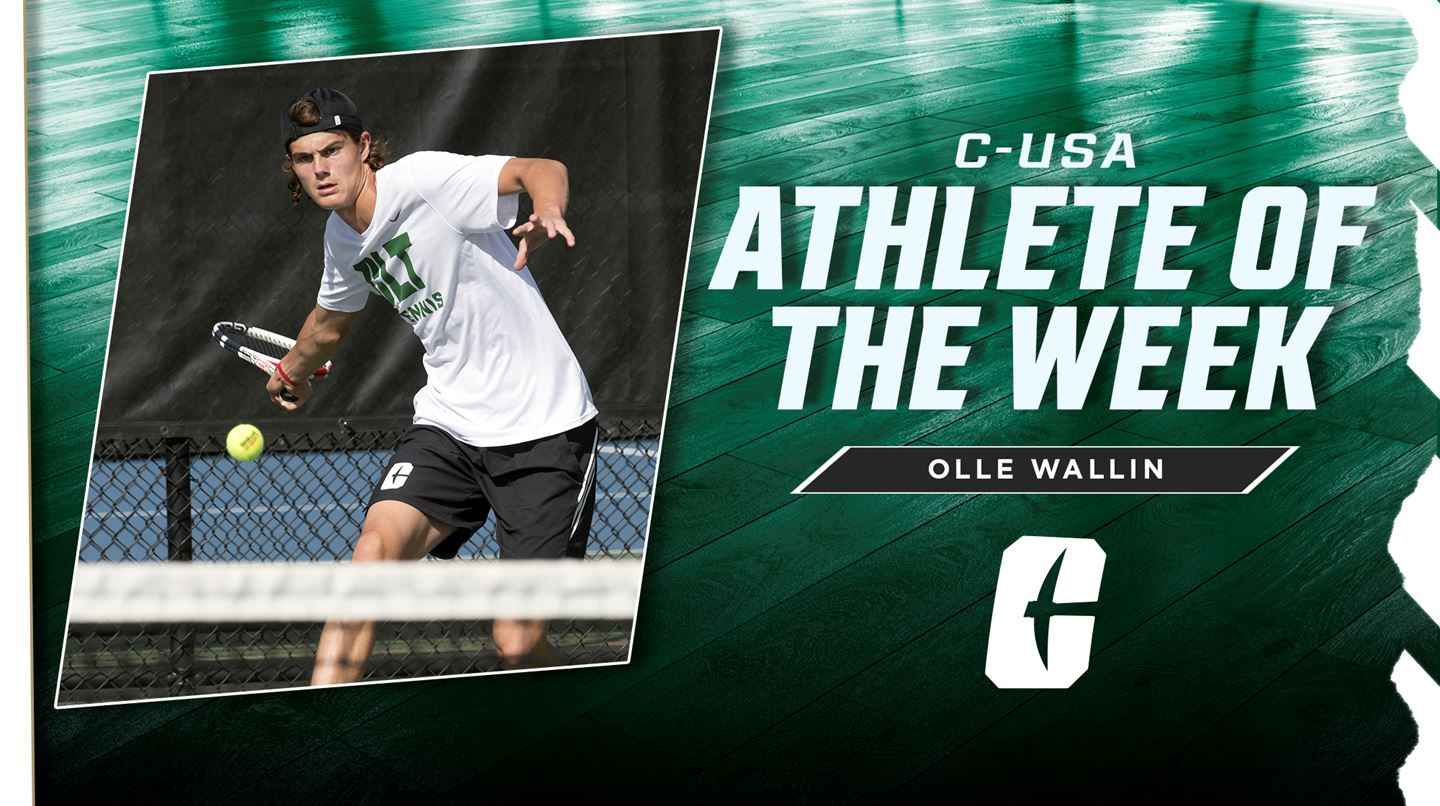 Wallin earns C-USA Men's Tennis Athlete of the Week honors